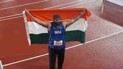 Asian Games: Tajinderpal Singh Toor misses hat-trick of golds, wins silver in shot put