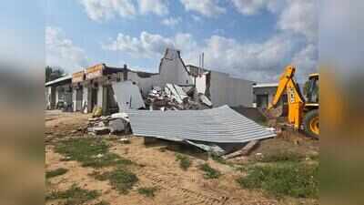 Houses to roads, DTCP razes illegal colony on 14 acres