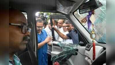 Mob attack on Kunal’s car in Uttarpara on way to Didi rally