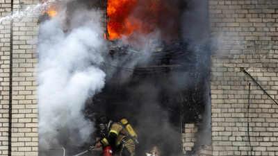 Russian facilities ablaze after drone hit: Official