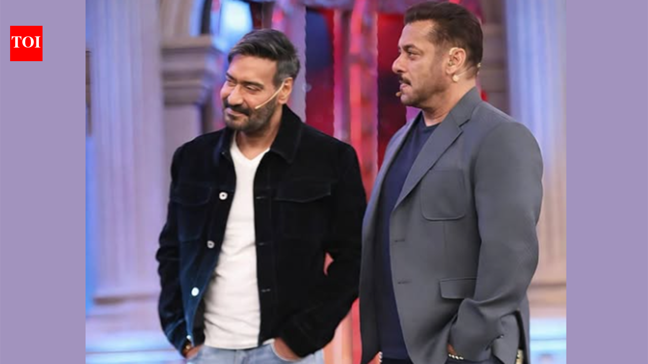 Ajay Devgn takes hilarious dig at his and Salman's dancing skills