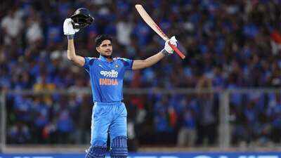 IND vs WI: Shubman Gill slams 10th ODI century, joins MS Dhoni in elite list