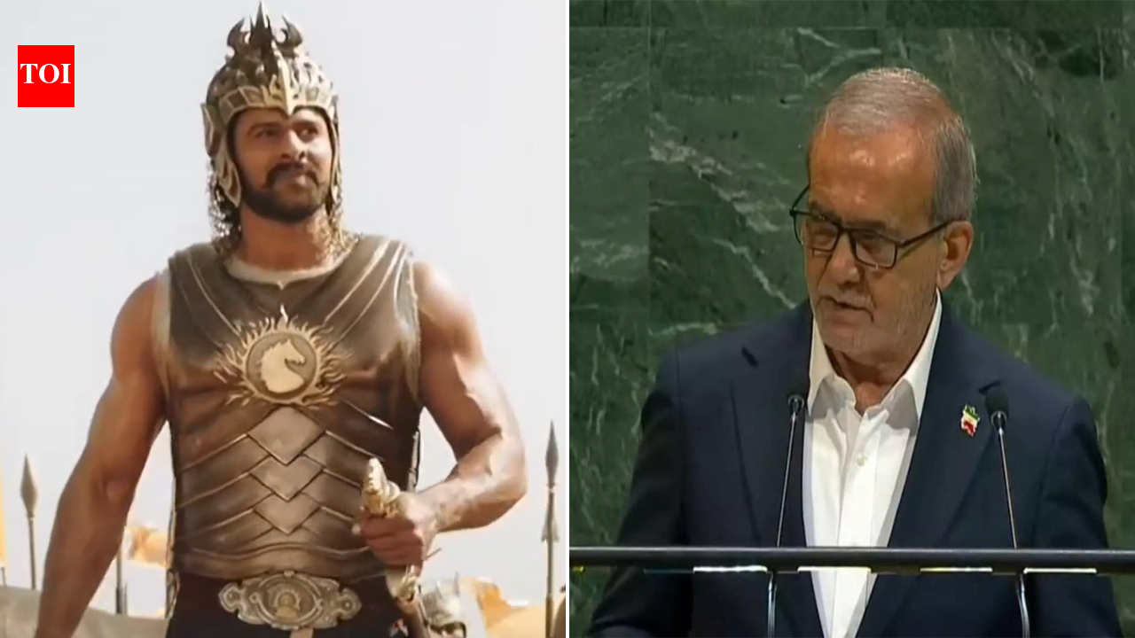 'Will never bow our head': Iran embassy invokes Baahubali to echo Pezeshkian's defiant UN speech