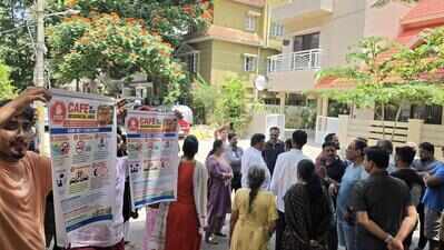 Bengaluru’s HRBR Layout residents take to streets over homestay-cum-café in residential area
