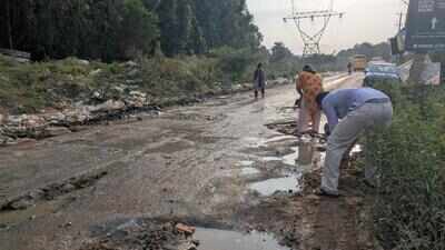 Despite decade of pleas, Bengaluru’s Doddamara Road remains a pothole-ridden mess