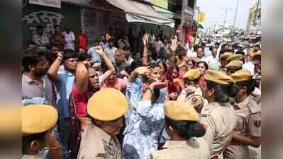 Protest halts JDA marking drive for road widening on New Sanganer Road