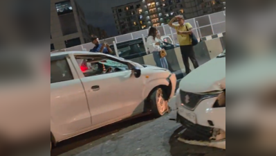 To save 3km detour, WagonR takes wrong-side U-turn on Sohna flyover, hits Baleno; 3 injured