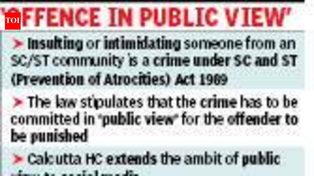Casteist slur on social media can invite penal action: Calcutta High Court