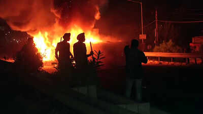 LPU protests: Over 2,000 police deployed after stone-pelting, vehicles set ablaze