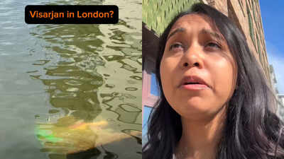 'Because we have to promote a culture, right? Toh hum log kya karenge? Ganesh ji ki murti ko lenge aur bas Thames mein phenk denge': Woman questions Ganesh Visarjan in London, video sparks debate