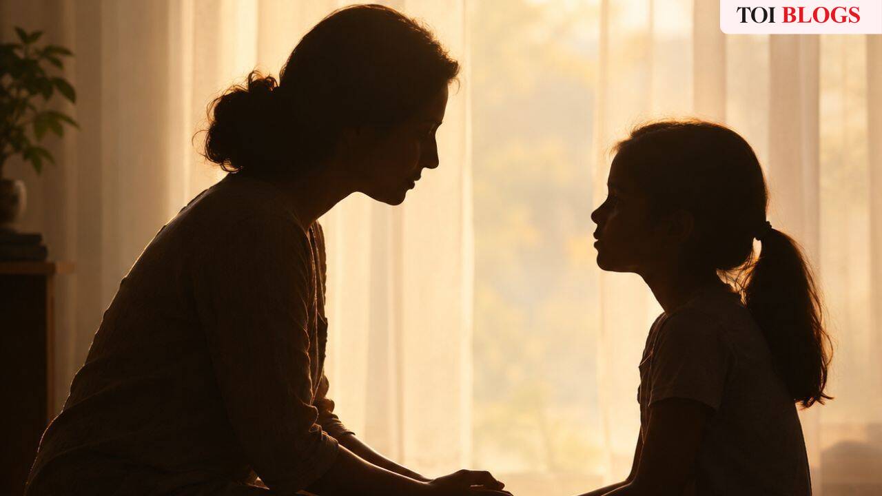 Conceptual illustration on child safety and protection