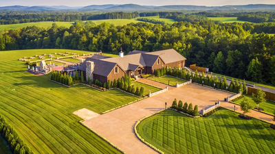 A 1,850-acre Virginia estate with an 1810 manor, winery and vineyards is listed for $35 million; the property once belonged to LVMH CEO Bernard Arnault and now comes with no land restrictions