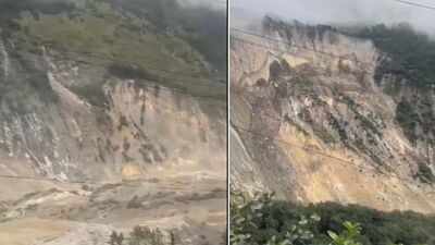 Watch: Nepal hillside collapses in seconds, sweeps away houses in Baglung; 10 killed