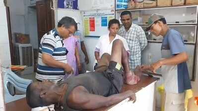 60-yr-old man fight off croc in Bhitarkanika