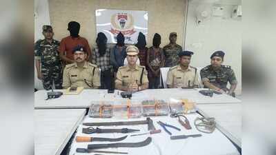 Daltonganj police arrest five for interstate burglary, recover gold