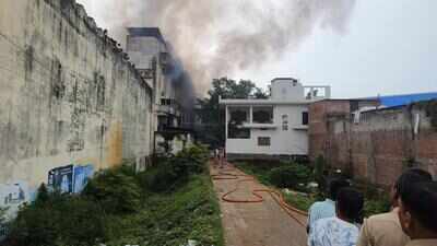 Fan factory fire damages warehouse, no casualties reported