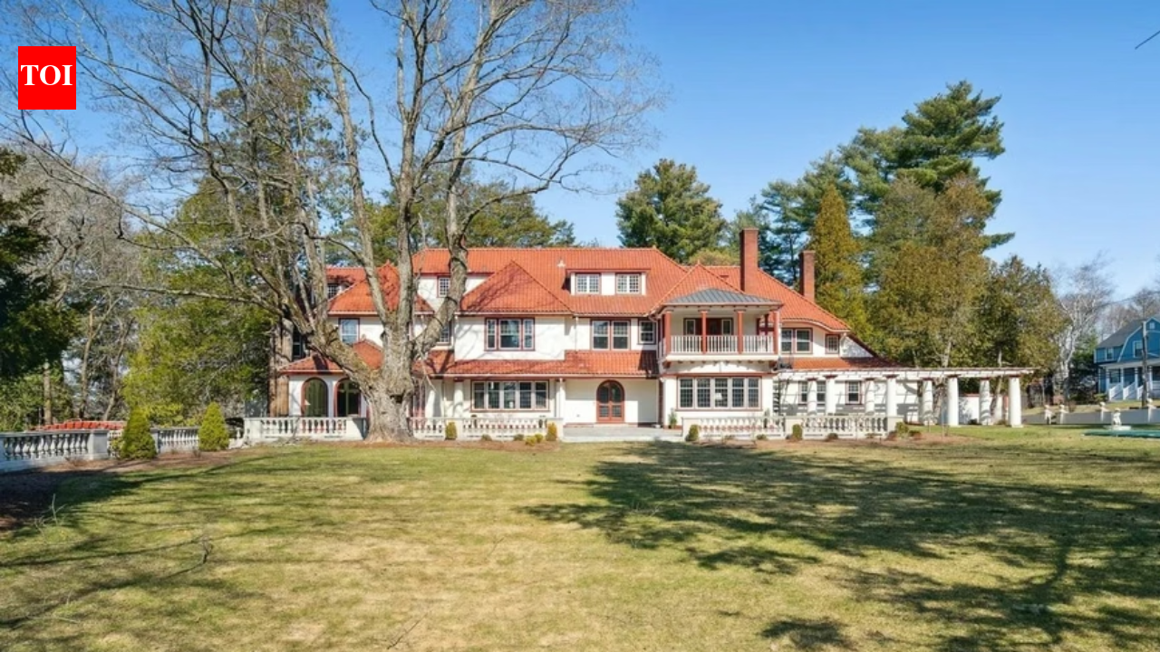 A 1914 Massachusetts mansion built after a high-society scandal is listed for $3.5 million