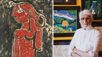 In 1952, M.F. Hussain painted ‘The Red Girl’; 74 years later, it sells for ₹65 crore at Mumbai auction: Why is the painting so expensive