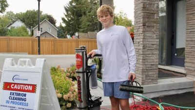 Meet Hudson Lightfoot, the 16-year-old Orillia teen who started window cleaning with a bucket and squeegee at 13, then grew it to 125 clients, hired employees and won a $3,000 business grant