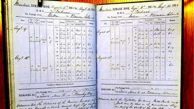 Volunteers recovered 255,000 weather records from 19th-century British naval logs; the data could extend climate records back more than 160 years