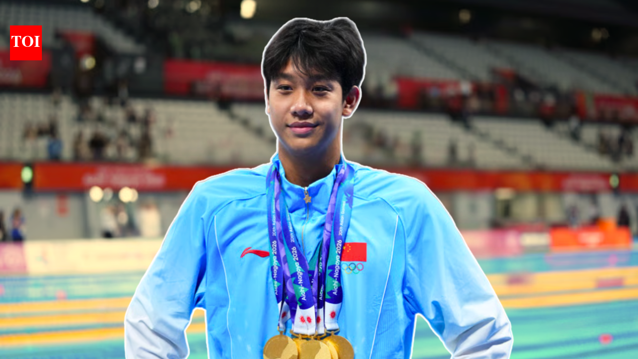 Meet Zhang Zhanshuo: The 19-year-old China swimmer who won record 7 Asian Games golds