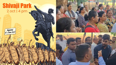 ‘No protest here’: Group confronts CJP members at Mumbai's Shivaji Park over ECI stir
