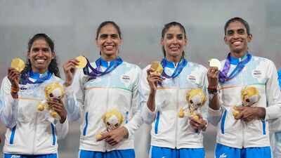 4x400m women’s relay gives India first athletics gold at 2026 Asian Games