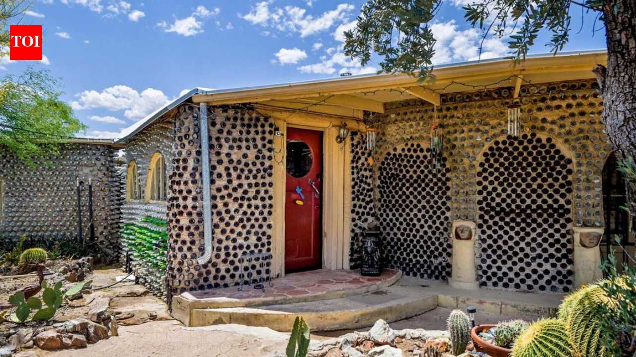In 1964, an Arizona couple began building a carport with discarded bottles; years later...