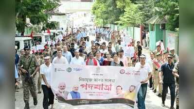 Assam governor leads anti-drug march in Diphu