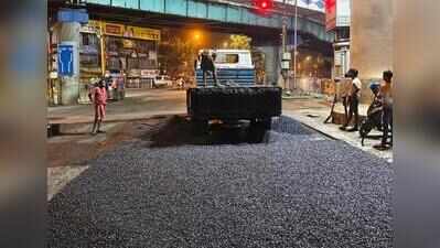KMC Starts Night Drive To Repair Roads Before Oct 10