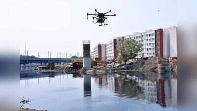 GCC flies drone to spray larvicide over Cooum