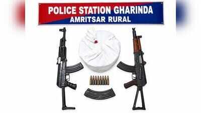 Pak drone-drop network busted; 3 of family held with 10kg heroin, two assault rifles