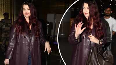 Aishwarya Rai Bachchan returns home after stealing the spotlight at Paris Fashion Week - PICS