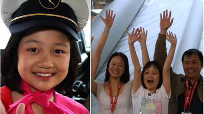 From hospital wards to the skies: 12-year-old kidney transplant survivor fulfils her dream of becoming a flight attendant for a day