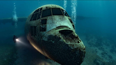 In 2017, Jordan sank a retired 30-metre C-130 Hercules off Aqaba to create an artificial reef; the aircraft now rests about 16 metres underwater and attracts coral, fish and other marine life