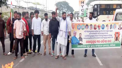 Watch: Students protest in Odisha over textbook errors; national highway blocked