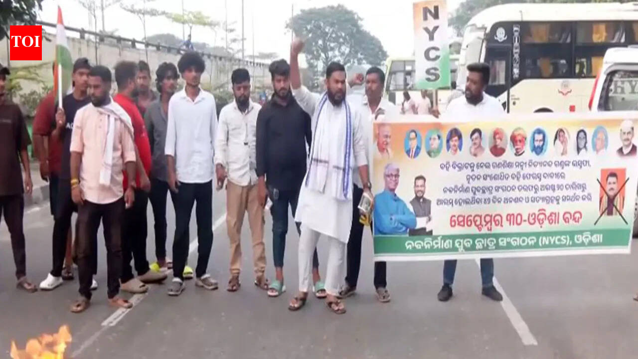 Watch: Students protest in Odisha over textbook errors; national highway blocked
