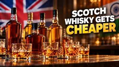 Scotch whisky gets cheaper in India after UK trade pact: Johnnie Walker Black Label prices falls to Rs 3,800 from Rs 4,250, J&B to Rs 1,700 from Rs 2,300 as tariff drops from 150% to 75%