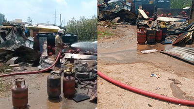 Bengaluru LPG blast: 3 cylinders explode one after another near school in illegal storage shed