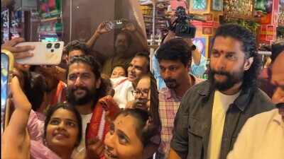 Nani seeks Goddess Kanaka Durga’s blessings in Vijayawada as 'The Paradise' nears Rs 150 crore gross in India