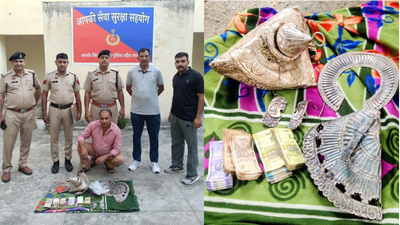 Gurgaon temple theft: Ex-security guard steals 4.7kg silver ornaments, Rs 34,000; held within 6 hours