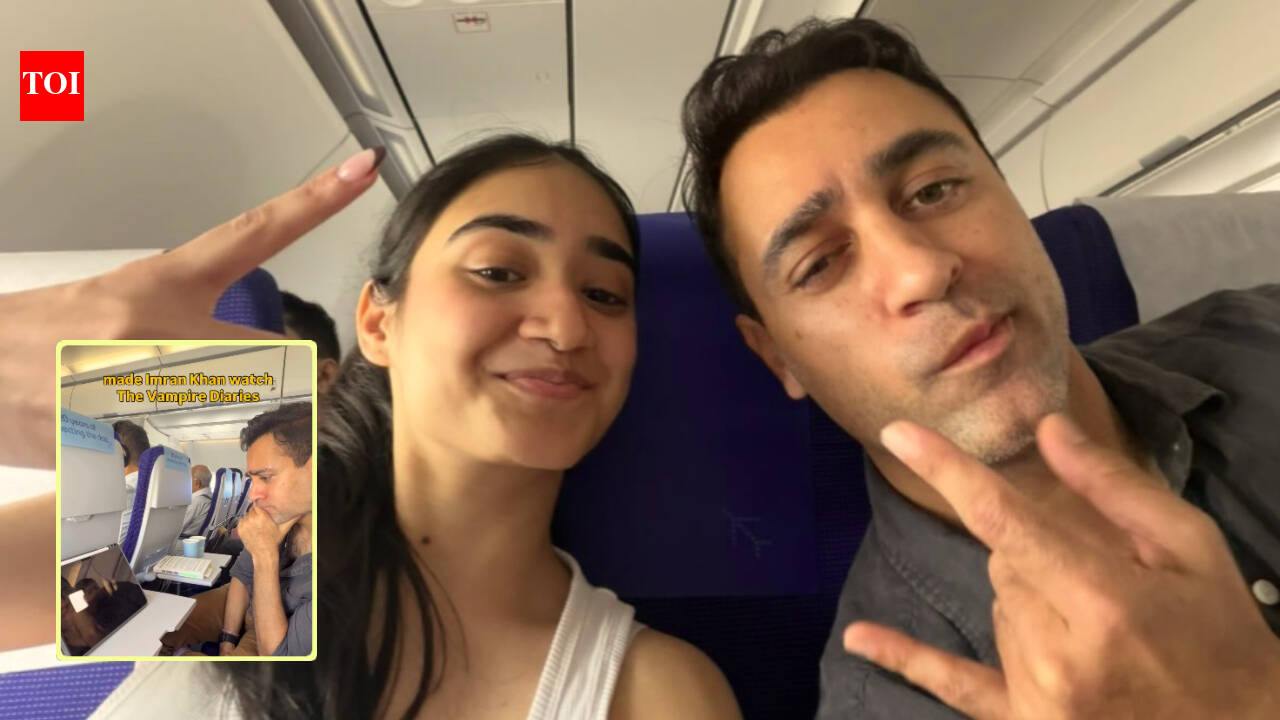 Imran watches 'Vampire Diaries' on flight after fan's request