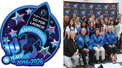 In 2016, Higher Orbits began sending students into space-inspired STEM programmes; 10 years later, its 100th programme returned to the same school with the same former Nasa astronaut