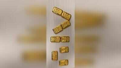 Man caught at Bengaluru airport with 9 gold bars