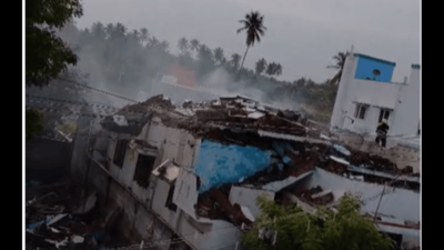 Three die as building collapses in country cracker blast near Namakkal in Tamil Nadu