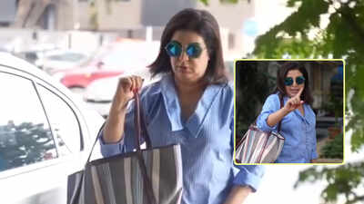 Farah Khan reminds paparazzi of Salman Khan's warning, tells photographers, 'Salman bhai ne bola na peeche se nahi lene ka turn karo'