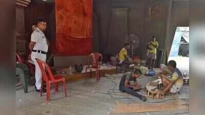 Haridevpur Durga Puja back on track after meeting with BJP MLA