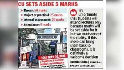 Attendance marks to bring truant students back to classrooms: Calcutta University college principals