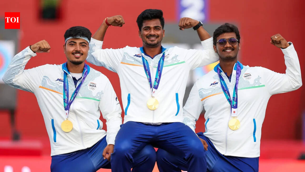 India complete clean sweep of compound archery golds at Asian Games, Chikitha-Sahil secure LA 2028 Olympics ticket