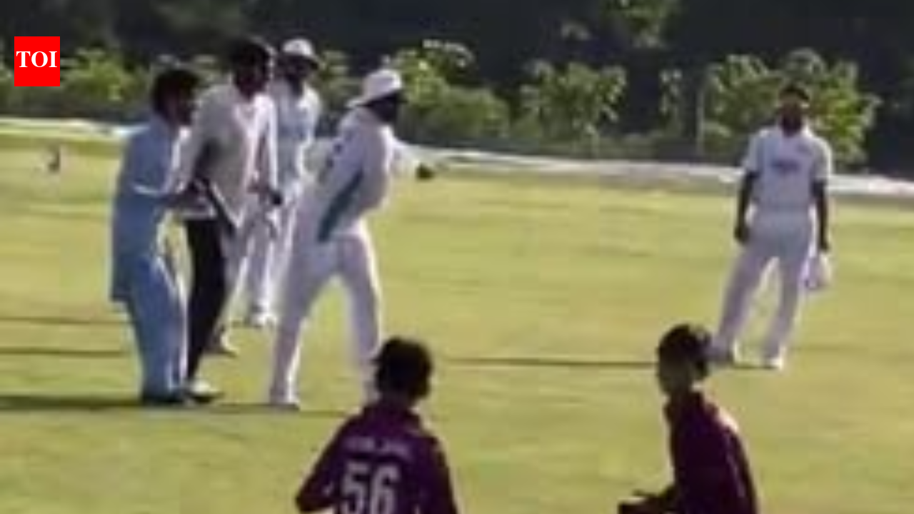 Babar Azam loses cool as fans breach security, throws away phone during selfie rush 